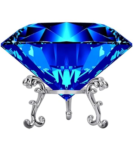 Amazon.com: Adwikoso Large Crystal Diamond Paperweight with