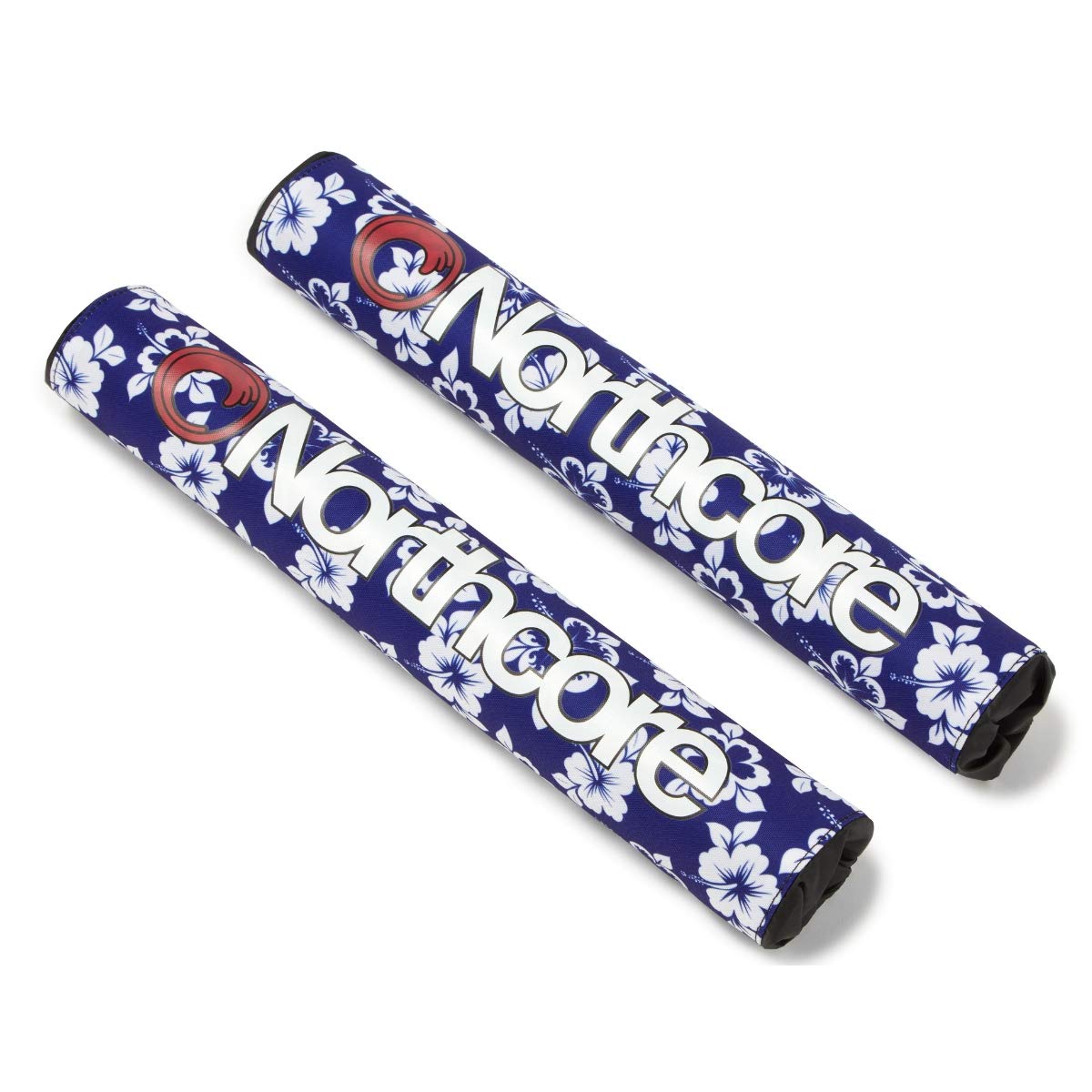 Northcore Surfing and Watersports Accessories - Roof Rack Bar Pads - Hibiscus - Waterproof Sprayproof