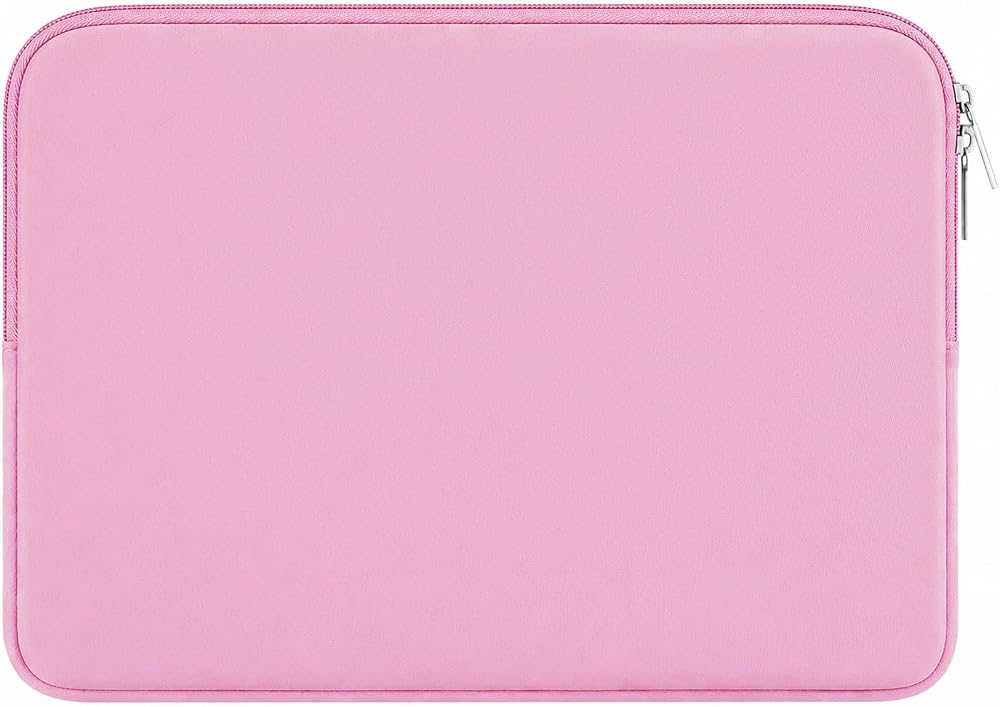 RAINYEAR 13 Inch Laptop Sleeve for MacBook Air/Pro 13-13.6 13.3-14 Pink