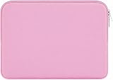 RAINYEAR 13 Inch Laptop Sleeve for MacBook Air/Pro 13-13.6 13.3-14 Pink