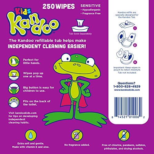 2 Flushable+Kandoo+Hypoallergenic+Cleansing+Sensitive