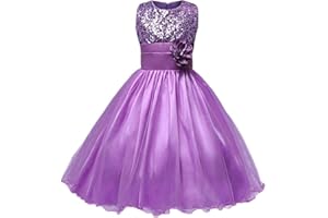 DreamHigh Sequined Flower Girls Party Pegant Dress