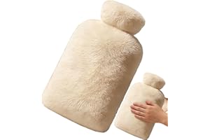 Hot Water Bag | 2000ml Leak-Proof Reusable Cute Pouch,Belly Warmer Hot Water Pouch | for Cramps Relief Body Hands Feet Abdome