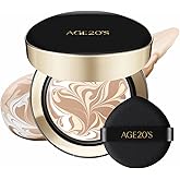 [Vegan] AGE20'S Signature Essence Pact | Pack of 1 | 21N VANILLA | Korean Cushion Foundation | Cream Foundation, Dewy & Glow Finish, Natural Coverage, SPF 50+