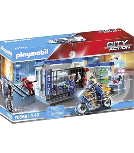 PLAYMOBIL vintage police commissariat avis recherche 3165 de 2002 / 3964 5013