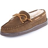 Minnetonka Men's Pile Lined Hardsole Slipper