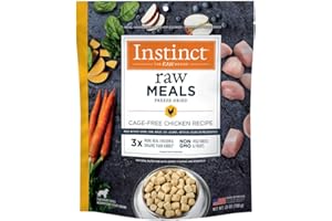 Instinct Freeze Dried Raw Meals, Natural Dry Dog Food, Grain Free - Cage Free Chicken, 25 oz. Bag