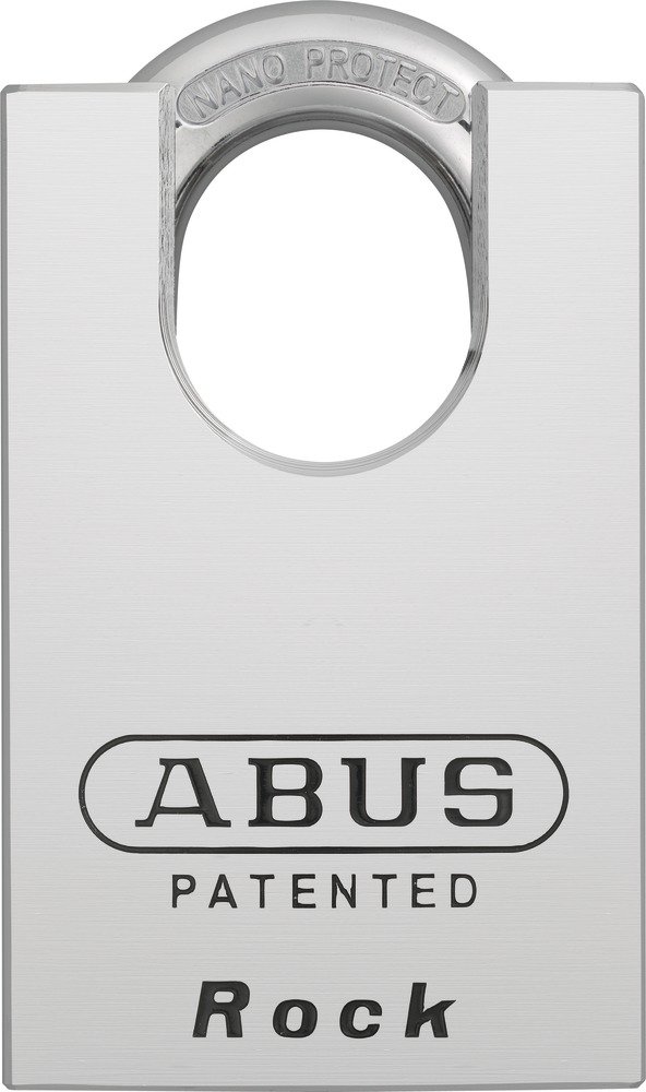 ABUS Padlock 83CS/55 - Hardened Steel with Shackle Protection and Nano Protect Coating for Corrosion Protection - Replaceable Cylinder - high Theft Protection for containers and garages