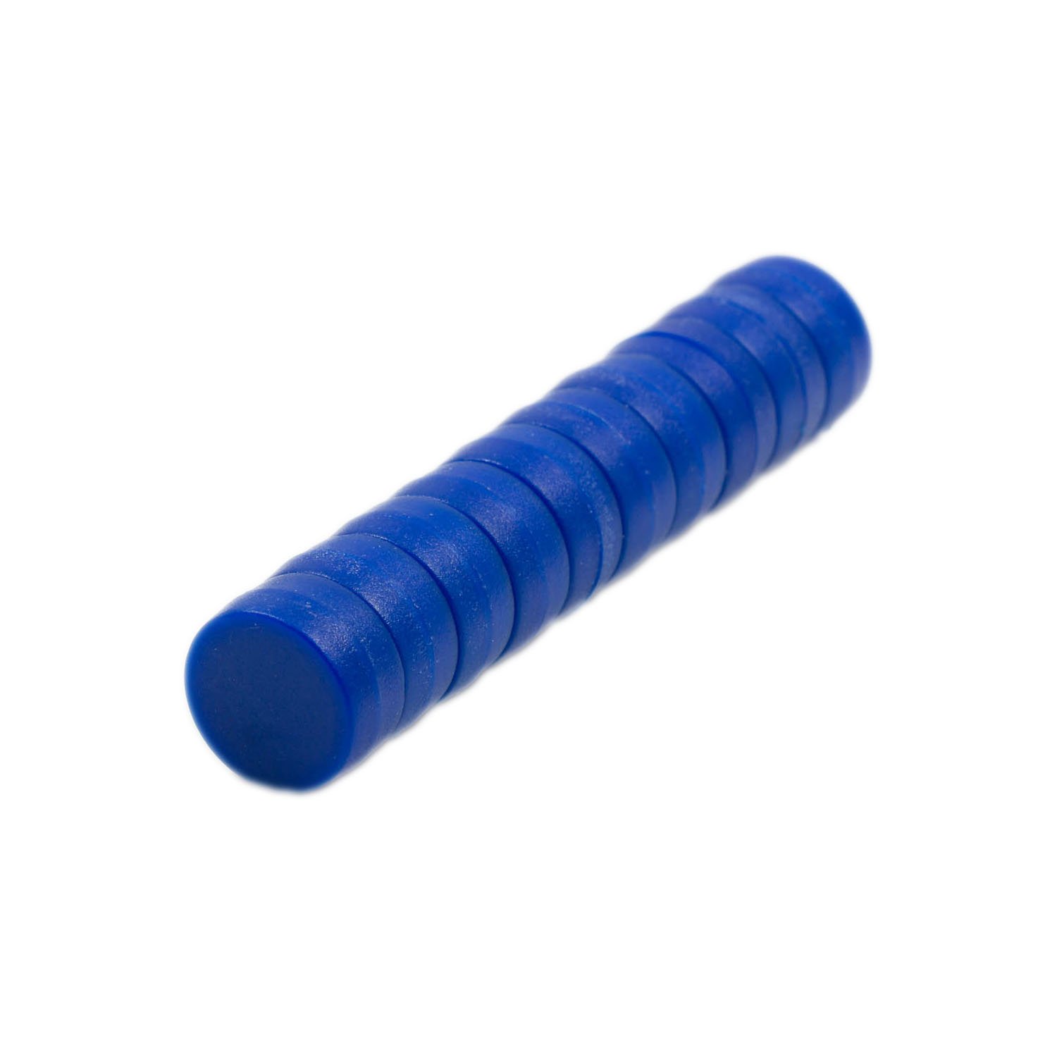 Magnetastico® | 10x strong neodymium magnets with protective coating | Blue colour & size 12x6 mm | Strong coloured office magnets | Perfect mini magnet for fridge, whiteboard & glass magnetic board