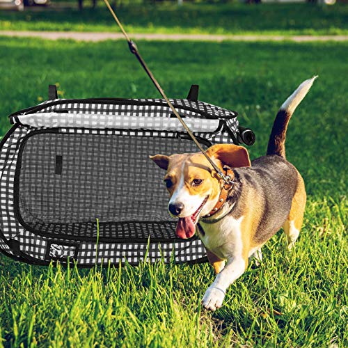 confote Indoor Outdoor Crate Pets, Collapsible Portable Cat Cage Kennel