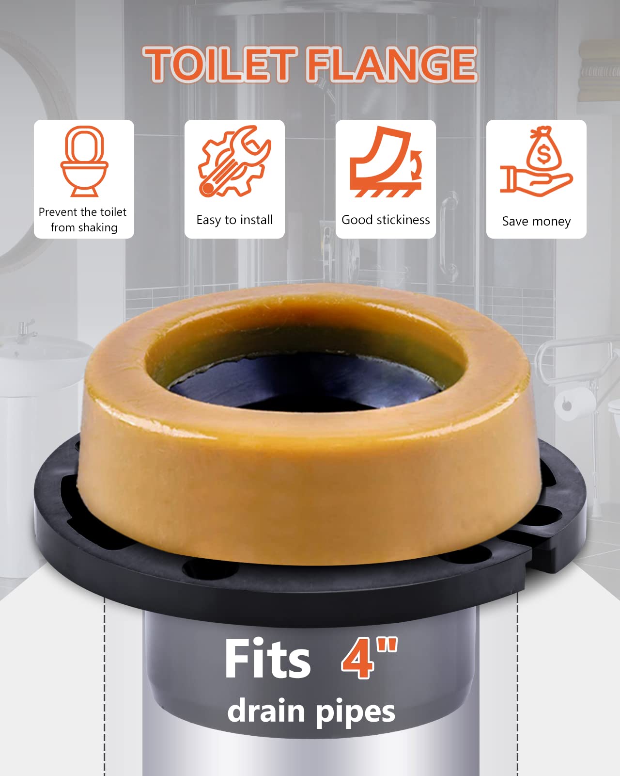 Boeemi Toilet Flanges And Wax Rings For Toilets With Extended Flanges