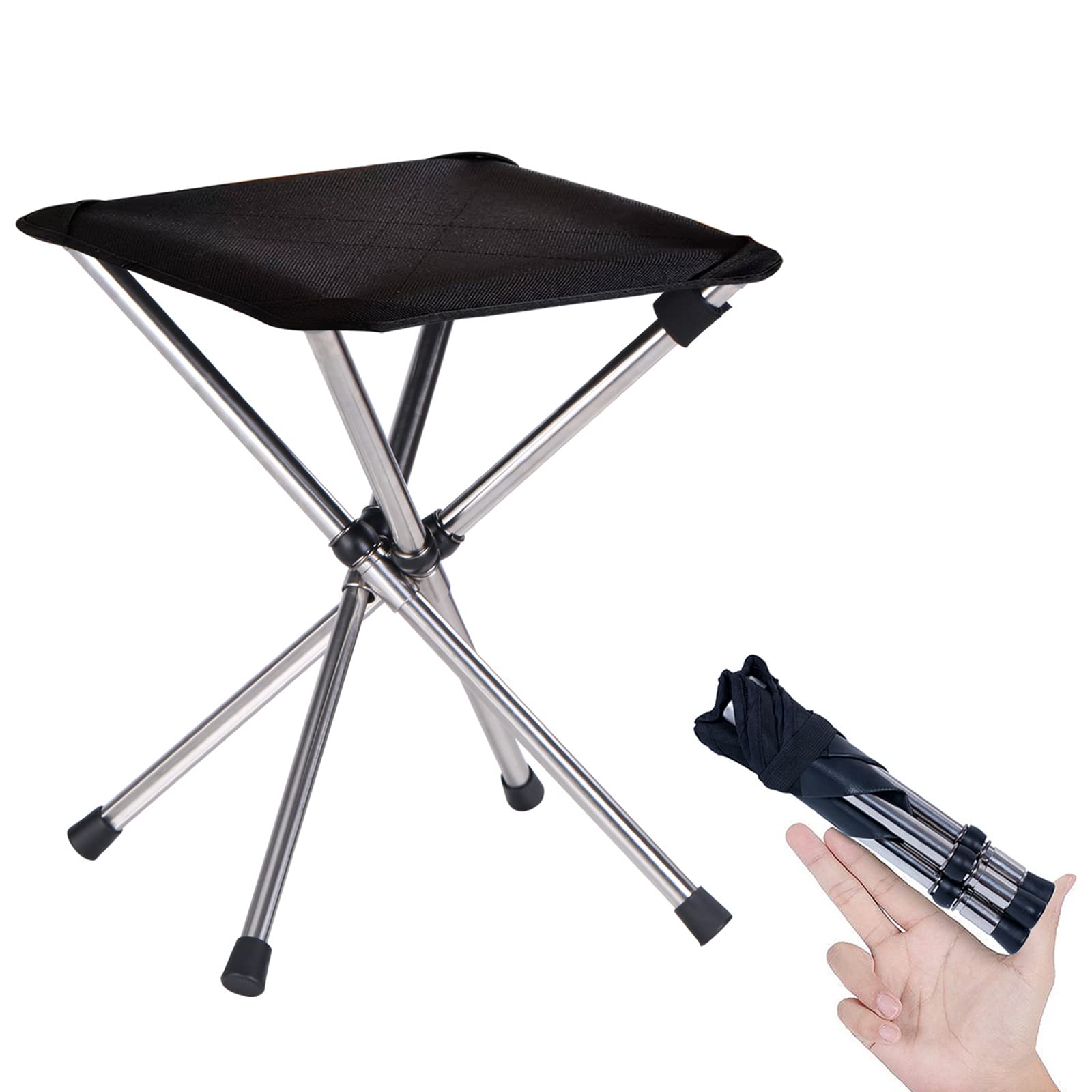Koksry camping stool small folding chair 13 8 lightweight folding
