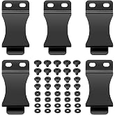 5-Pack 1.5 Inch 1.75 Inch Holster Clip for IWB &amp; OWB Sheath | Kydex Holster | Fiber-Reinforced Polymer Belt Clips for Holsters