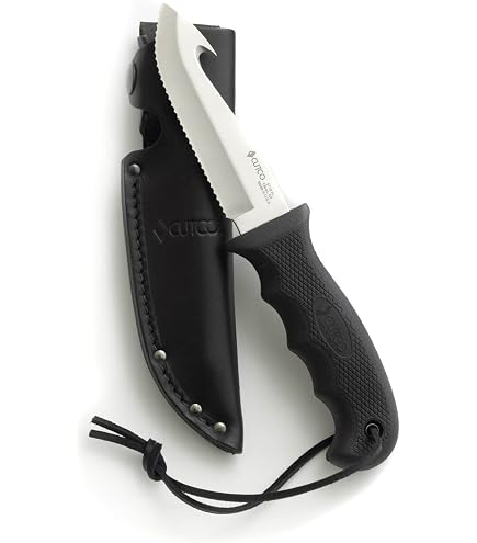 CUTCO Drop Point Messer Mit 11,4 Cm Klinge – Hochcarbon-Stahl, Kraton-Griff & Lederscheide