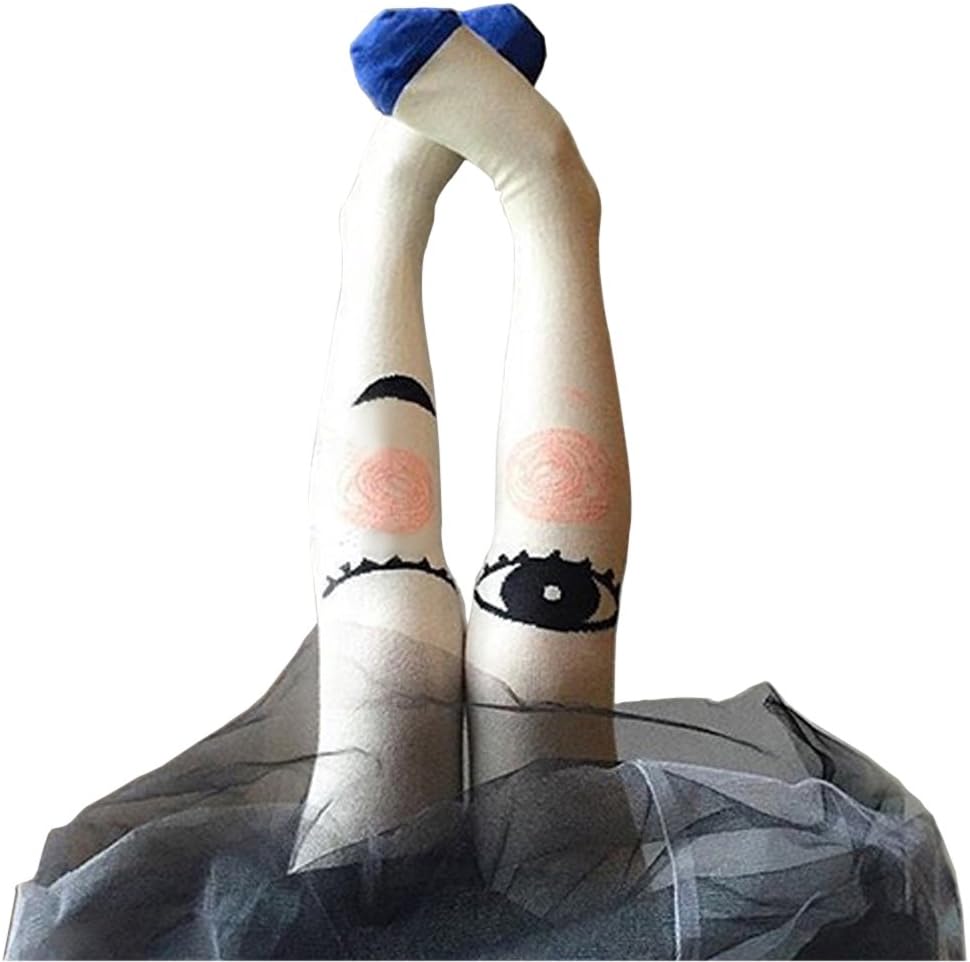 Faithtur Autumn Winter Cute Big Eyes Toddler Girls Tights Pantyhose Long Stocking Socks