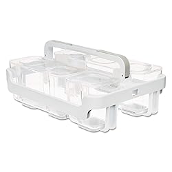 deflecto Stackable Caddy Organizer with S, M and L