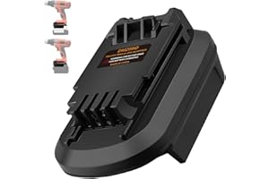 Battery Adapter for DeWalt/Milwauke to Repalce for Black&Decker, DM18BD Converter for DeWalt 20V/for Milwaukee 18V M18 Li-ion