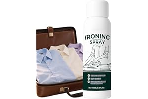 Ironing Starch Spray,100ml No Flaking No Clogging Anti-static Mist - Starch Spray for Clothes | for Wool Silk Cotton Linen Bu