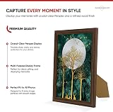 Alison Kingsgate Sleek 12x8 Picture Frame Walnut MDF Perspex Front view 3