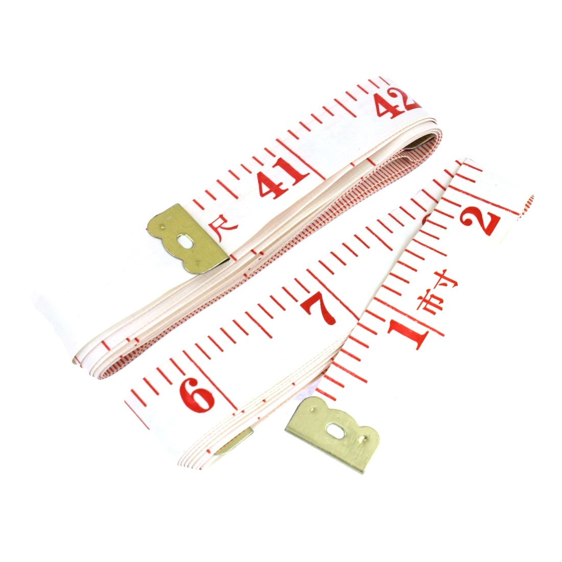 Aexit White Soft Fiber Glass Seamstress Sewing Cloth Ruler 45 cun 150cm (845e62aaafdbfd3f959f0c2a8155f344)