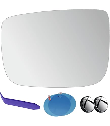 Heated Door Mirror Glass and Backing Plate Pair Fits 2010