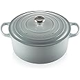 Le Creuset Enameled Cast Iron Signature Round Dutch Oven with Lid, 9 Quart, Sea Salt