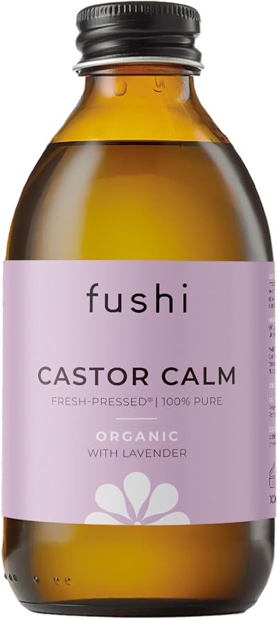 Fushi Organic Castor Oil Calm with Lavender 100ml - Relaxation & Skin Hydration