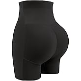 JOYSHAPER Womens Padded Underwear Butt Lifter Panties Shapewear Tummy Control High Waist Hip Pads Enhancer Shorts