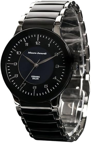 Amazon Co Jp Mauro Jerardi Mj043 2 Mens Solar Ceramic Wristwatch Wrist Watches