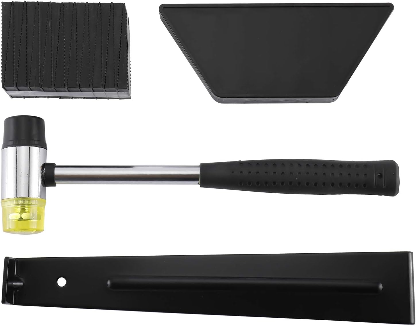 Wood Flooring Installer Laminate Tool Kit 20P Spacers W/ Tapping Block , Mallet 733810519805 eBay