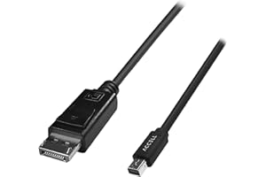Accell mDP to DP 1.4 - VESA-Certified Mini DisplayPort to DisplayPort 1.4 Cable - 7 Feet, Hbr3, 8K @60Hz, 4K UHD @240Hz