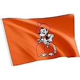 Desert Cactus Oklahoma State University OSU Flag - 3 x 5 Feet Cowboys Banner, Indoor/Outdoor Durable Fabric, 100% Polyester Design (Style 4)