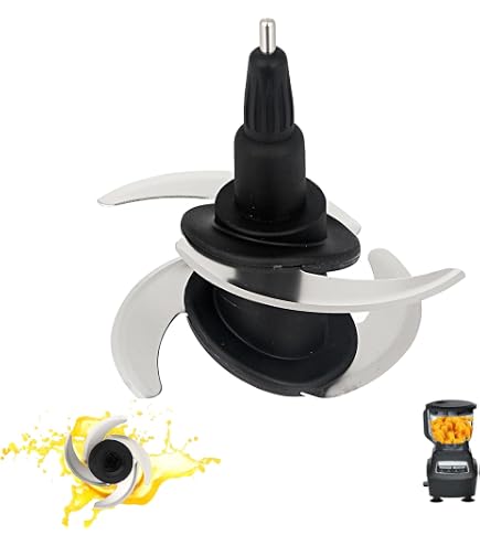 6-Blade Replacement For Ninja Blenders – Fits BL500, BL770, BL910 & More, Stainless Steel