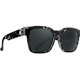 Spy Optic Dessa Black Marble Tortoise/Happy Gray Green Black Mirror One Size