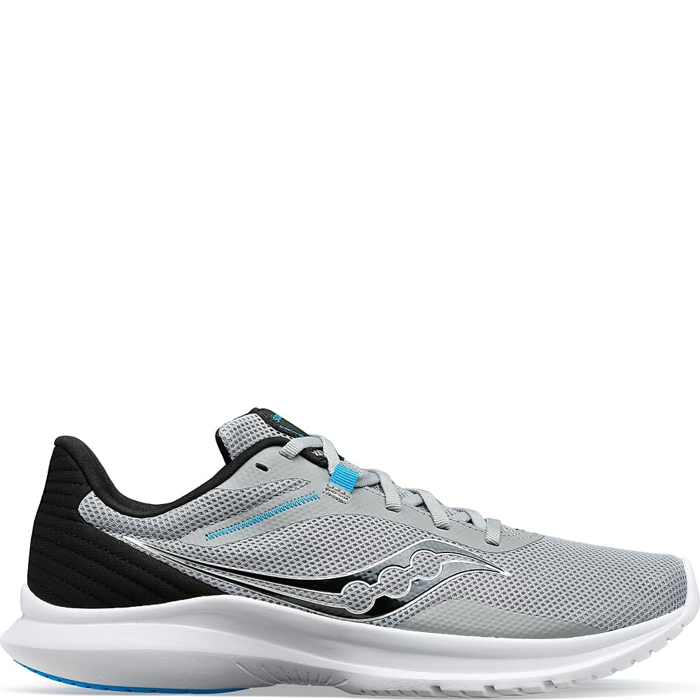 Saucony Men’s Convergence Sneaker, Gravel, 8