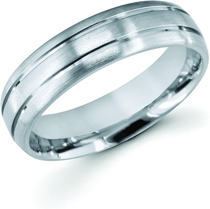 Boston Bay Diamonds Men�s 6MM Comfort Fit Titanium Wedding