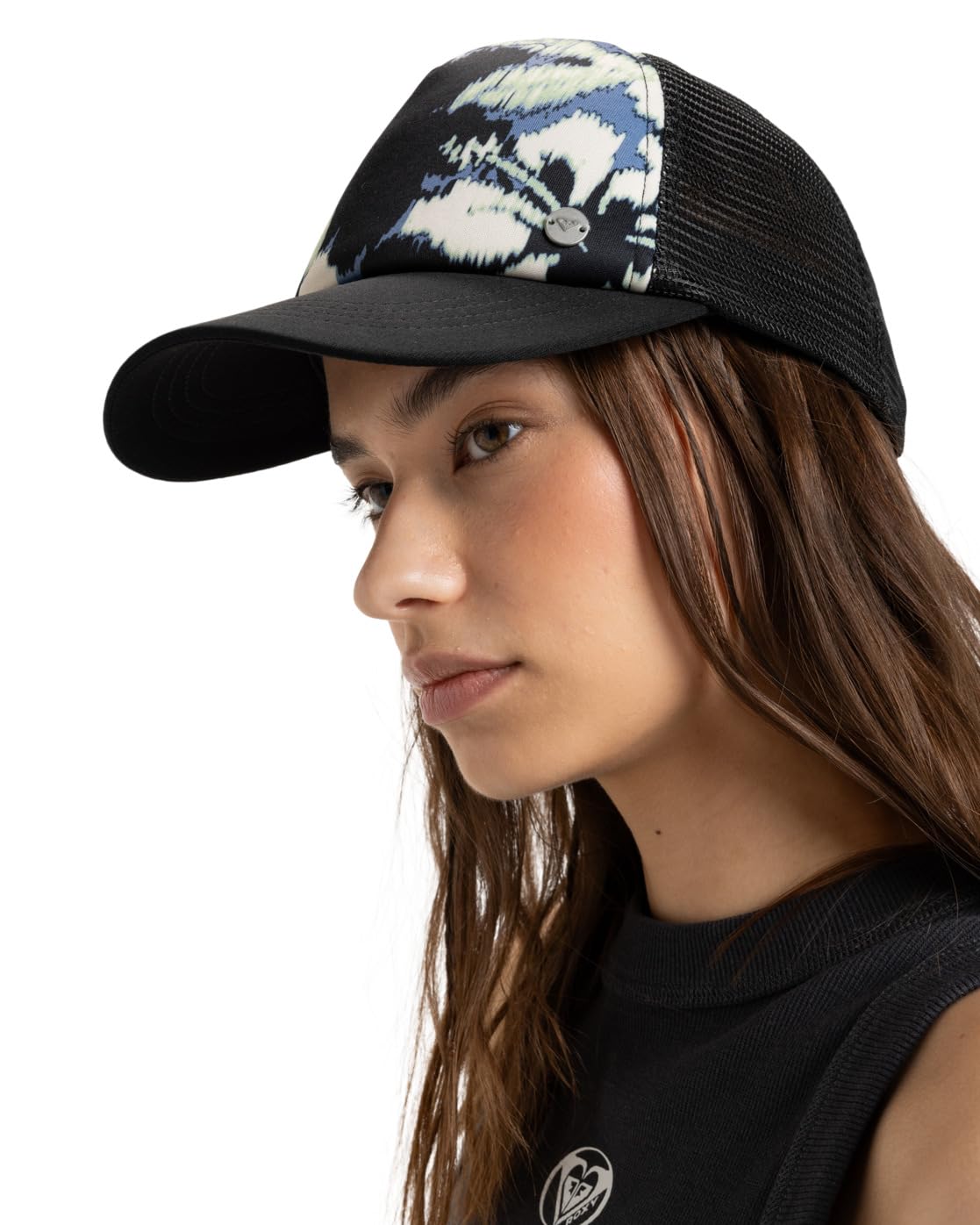 Roxy Womens Beautiful Morning Cap, Wild Wind Hibiscus Mirage