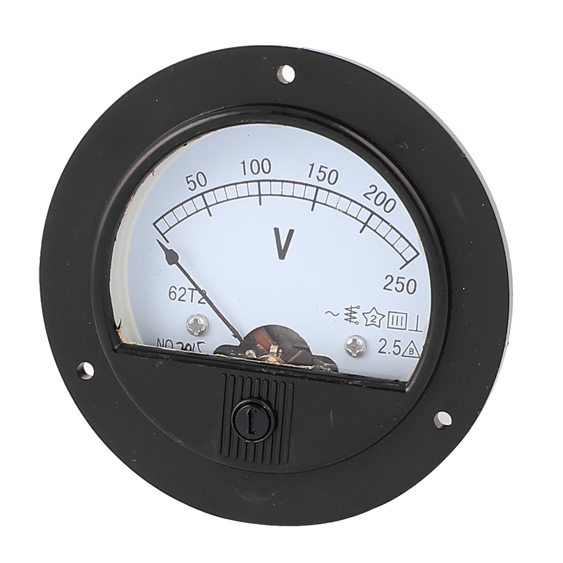 sourcingmap AC 0-250V Analog Voltmeter Voltage Meter Measuring Gauge Class 2.5