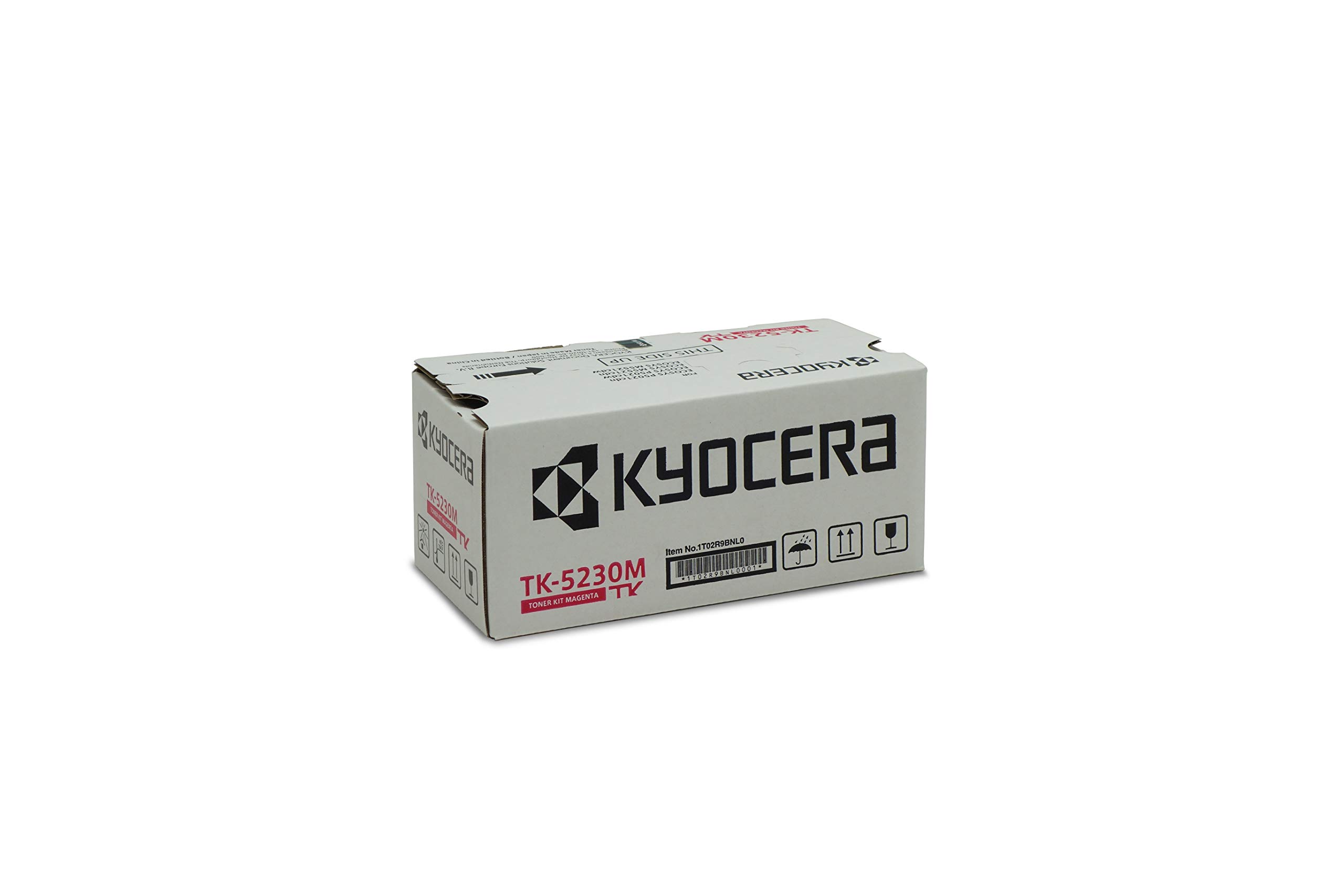 Kyocera TK-5230M Toner Magenta, Original Premium Printer Cartridge 1T02R9BNL0-0T2R9BNL for ECOSYS M5521cdw(n)/M5526cdw(n)/P5021cdw(n)/P5026cdw(n)