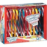 Assorted Flavor Hawaiian Punch Candy Canes, Pack of 12