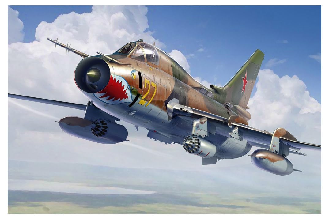 Hobbyboss 81758 "Sukoi Su-17M4 Fitter-K Plastic Model Kit, 1:48 Scale