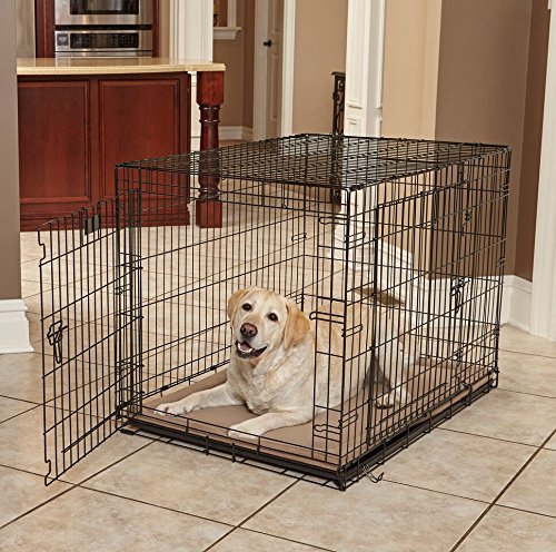 MidWest Homes for Pets Deluxe Micro Terry Pet Bed, Dog Bed & Crate Mat, Taupe - Thumbnail 2