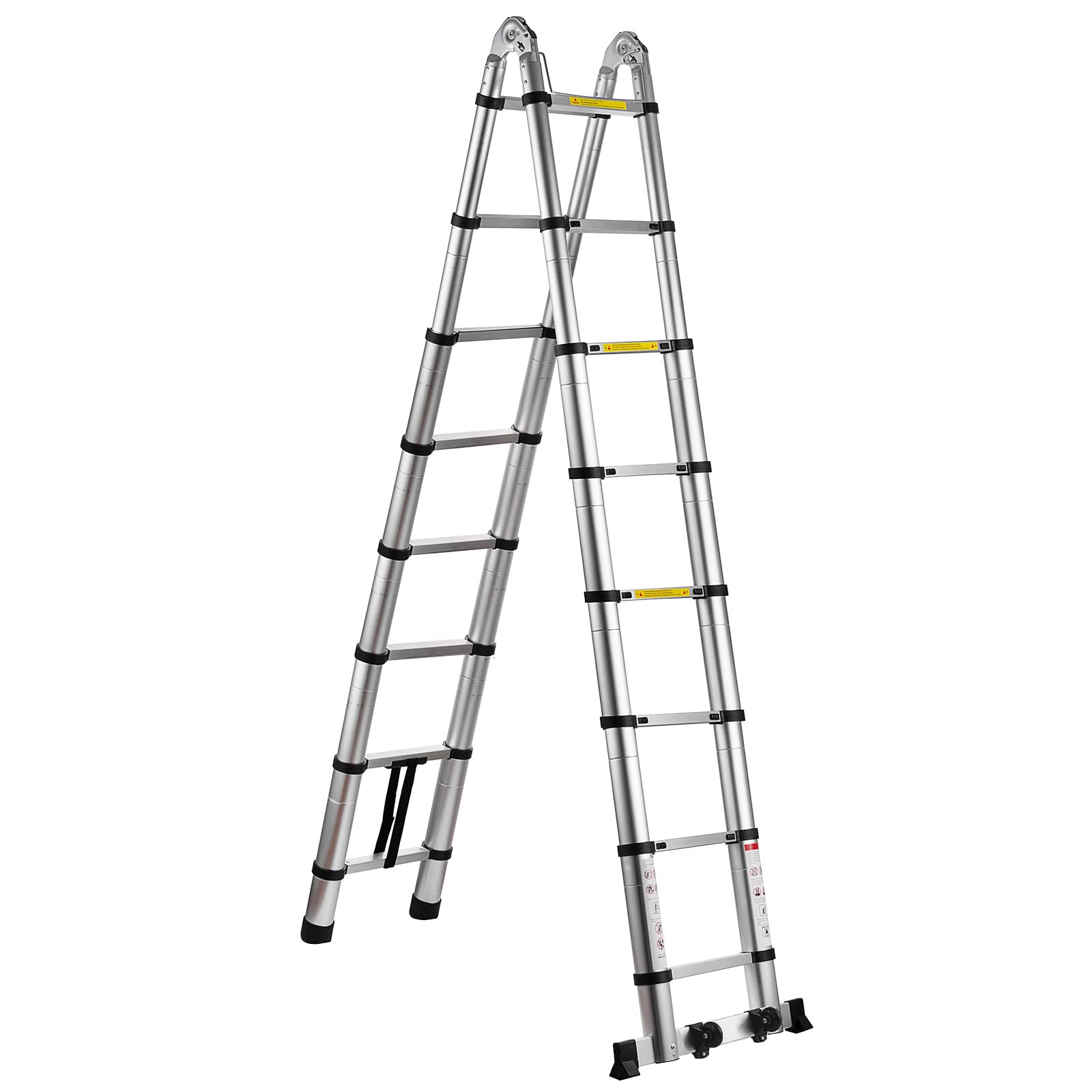 Mua SHZOND 16.5 FT Aluminum Telescopic Extension Ladder 330 LBS ...