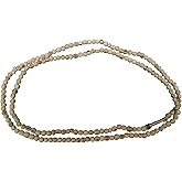 Tulsi Prayer Mala Beads 108 | Sacred Hindu Meditation & Japa Necklace | Natural Tulsi Wood Spiritual Rosary for Chanting, Yoga, Prayer, Healing & Positive Energy | Handmade Tulsi Jap Mala for Devotion
