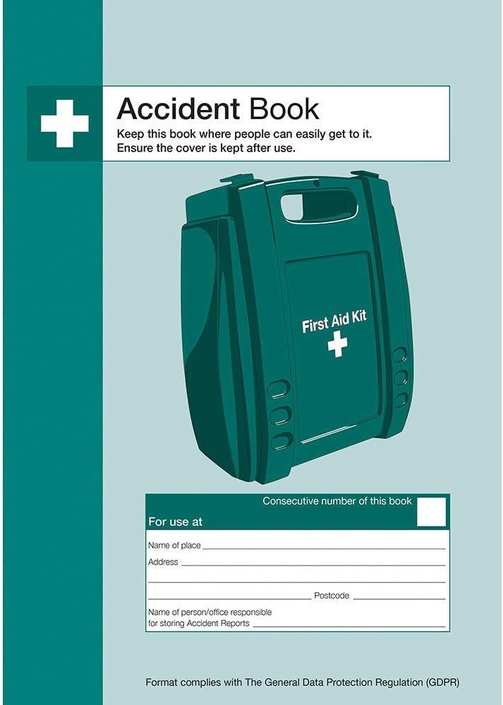 HSE 10 Person Workplace First Aid Kit (with Accident Book): Health & Personal Care