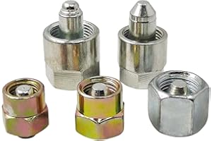 Mysttoo 5PCS Common Rail Fuel Injector Block-Off Caps 12mm 14mm 16mm 18mm 20mm Diesel Fuel Line Cap Fits for 2001-2022 Dodge Cummins Engine Chevy GMC Duramax and Ford Engines