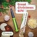Yarmoshi Stainless Steel Handheld Grater Shredder - For Fruit, Vegetables, Nuts, Cheese and Zest, w/Comfortable, Ergonomic Rubber Handle and Non-Slip, Non-Scratch Edge, 11 x 1.8 Inches Kitchen Gadget