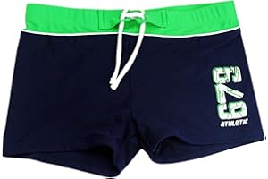 Happy Cherry Baby Boys Swimming Trunks Cartoon Swimwear Short with Hat