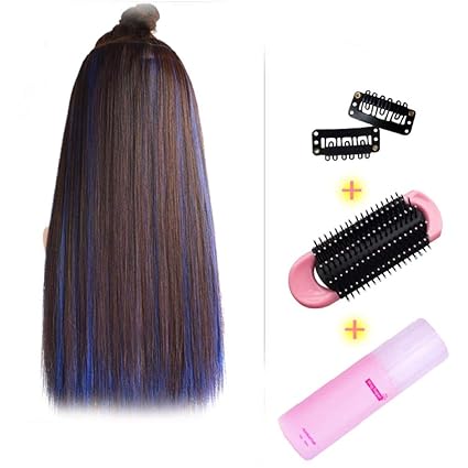 El Cabello De La Peluca Femenina Color De Cabello Largo