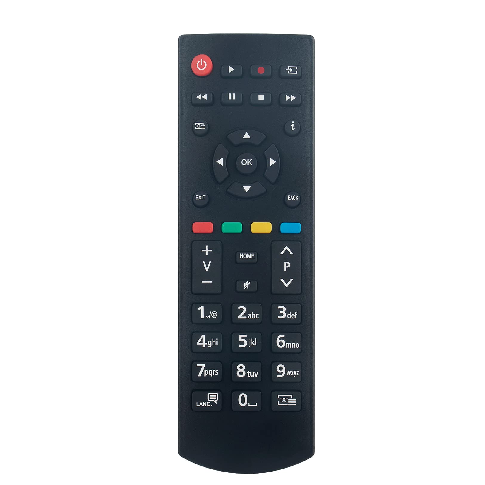 VINABTY RC39127M Replacement Remote Compatible with Panasonic TV TX-32GW334 TX-24J330E TX-39GW334 TX-24J330B TX-24GW334 TX-32JW344 TX-32J340E TX-32J330E
